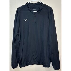 Under Armour Men's Black 1/4 Zip Performance Pullover
